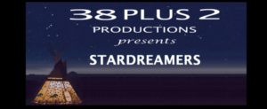 Promotional image for Stardreamers shows a glowing tepee decorated in elaborate horse motif, which is under starlight.